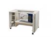 Small Electric Lift Sewing Cabinet with lifter in bottom position